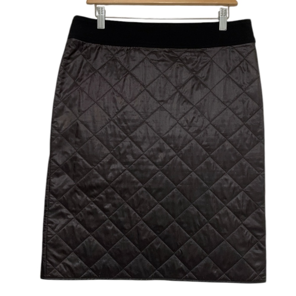 Dries Van Noten Quilted Skirt In Black | Size 38 - Picture 3 of 11